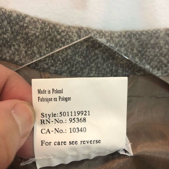 Olsen Collection Wool Blazer Tweed Tan Brown 8 EUC - Picture 6 of 6